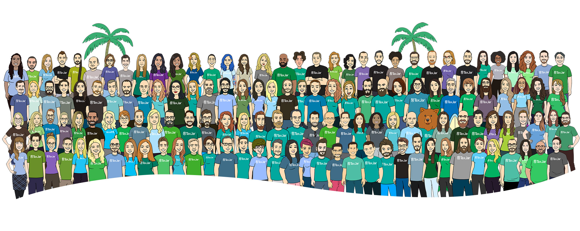TaxJar Cartoon Team