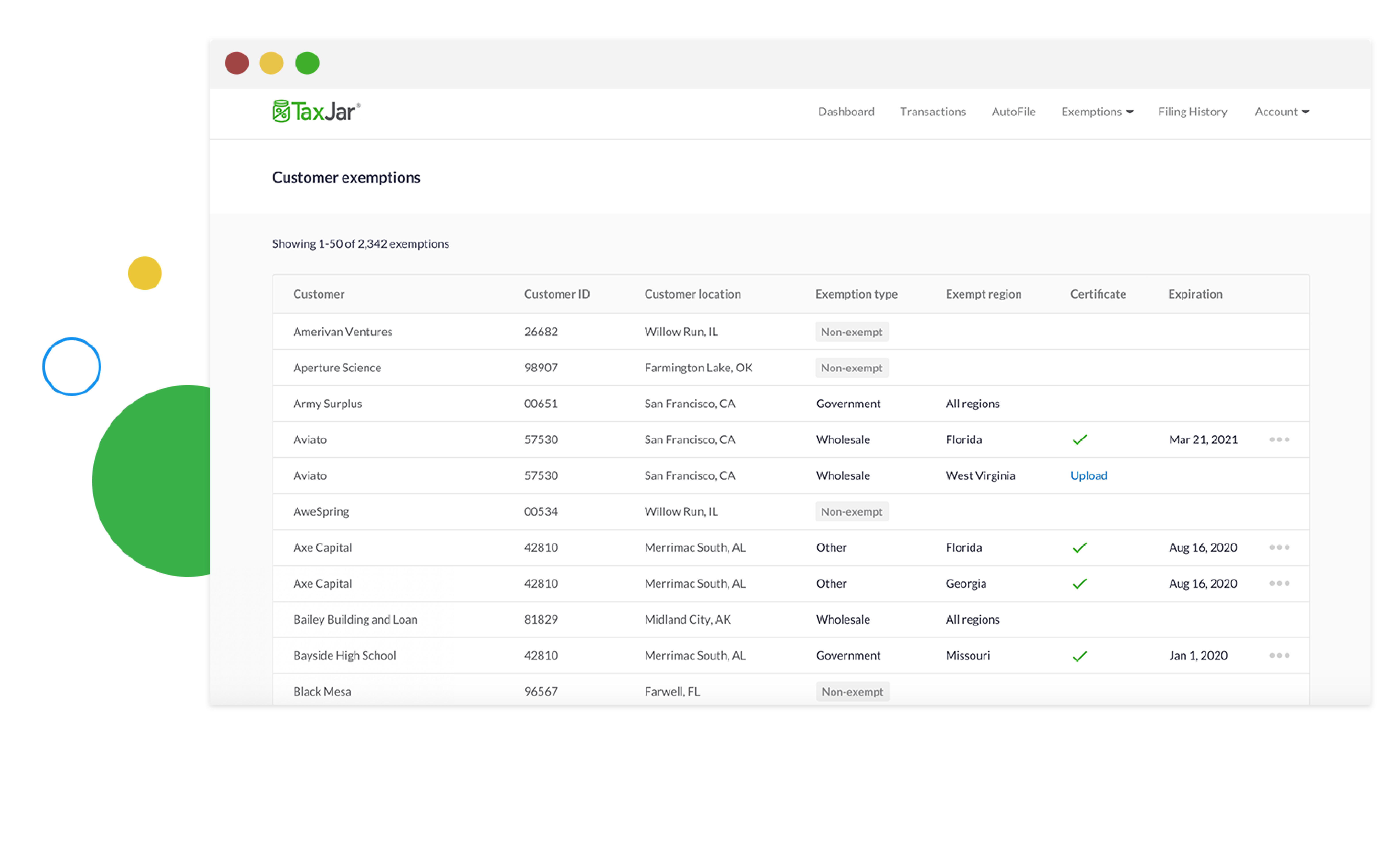 Multi-channel Screenshot TaxJar