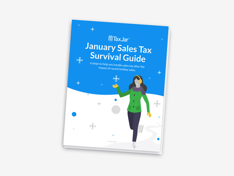 January Sales Tax Guide Graphic