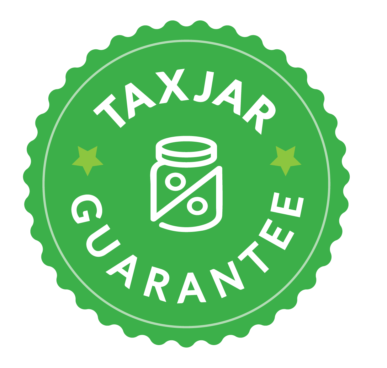 TaxJar Seal of Guarantee TaxJar Guarantee